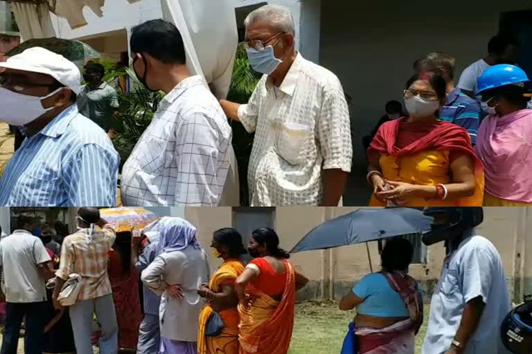 elders-suffering-from-various-problems-at-vaccination-centers-in-ranchi