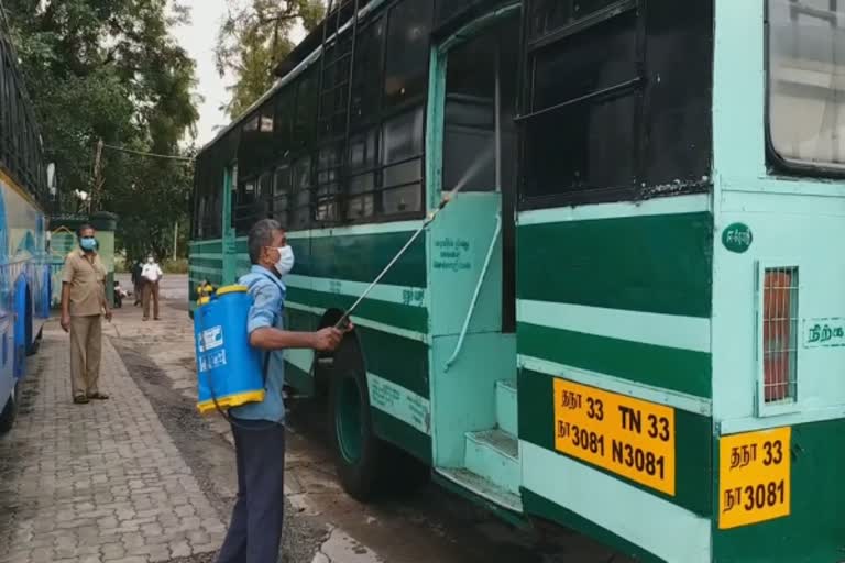 இரு மாநில எல்லை வரை இயக்கப்பட்ட அரசு பேருந்துகள்