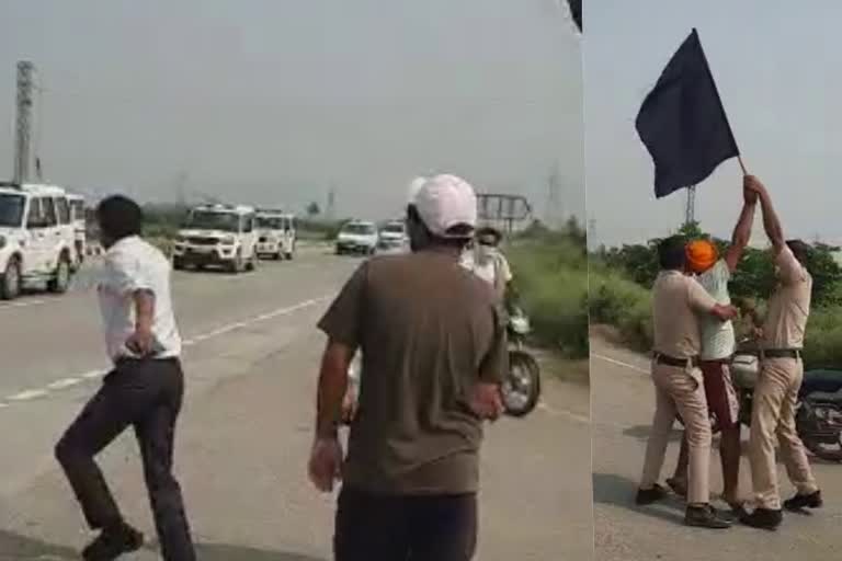 Farmer Anil Vij convoy gherao