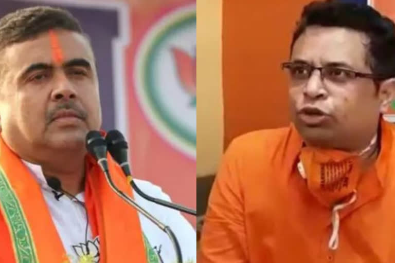 why suvendu adhikari and saumitra khan absent in bjp rally at kolkata