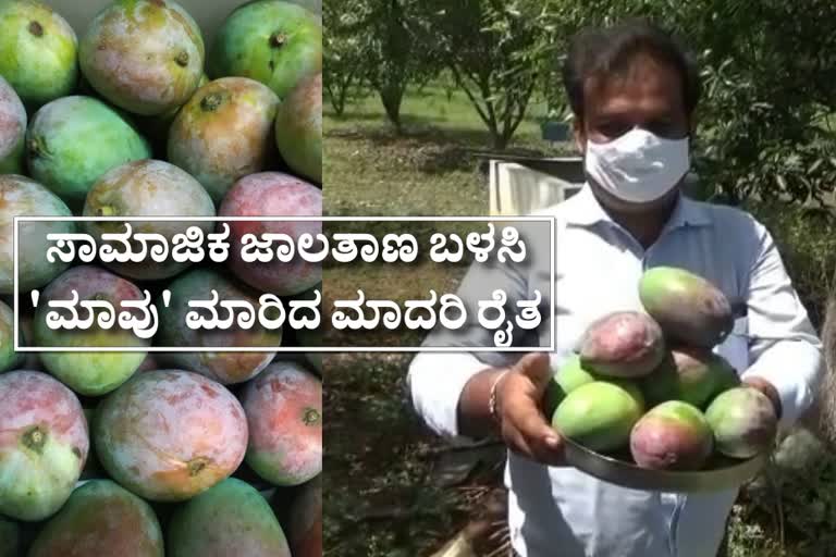 chamarajangar-farmer-sold-mangoes-crop-using-social-media