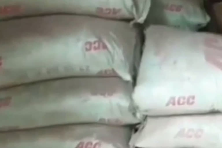 government cement scam in gram panchayat gahlian, ग्राम पंचायत गाहलियां में सरकारी सीमेंट घोटाला