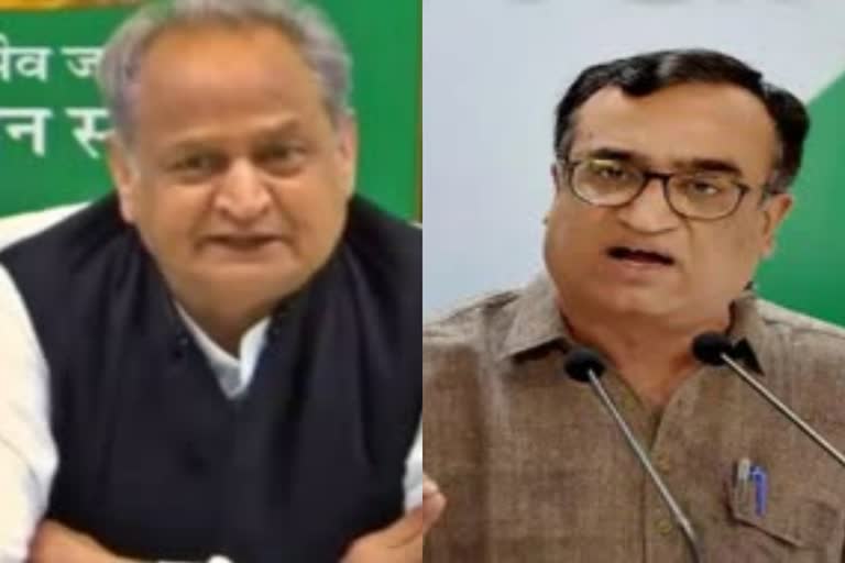 ajay makan ashok gehlot meeting,  ajay makan rajasthan visit