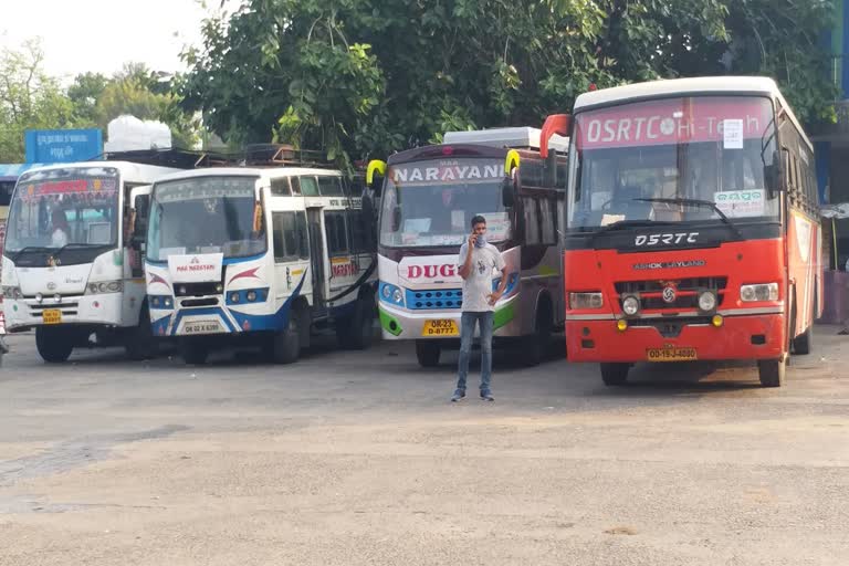 bus running start in boudha after two months