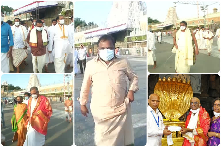 vips visits tirumala