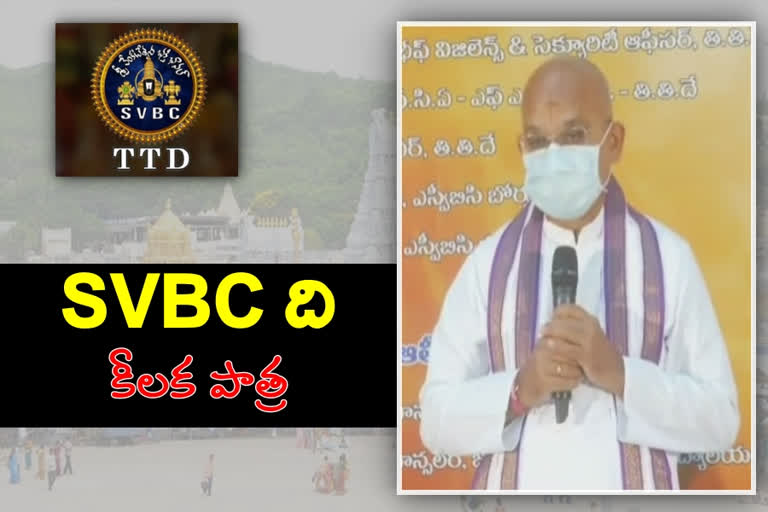 'ఎస్వీబీసీ ఛానల్​తో ప్రజలకు చేరువైన శ్రీనివాసుని వైభవం'