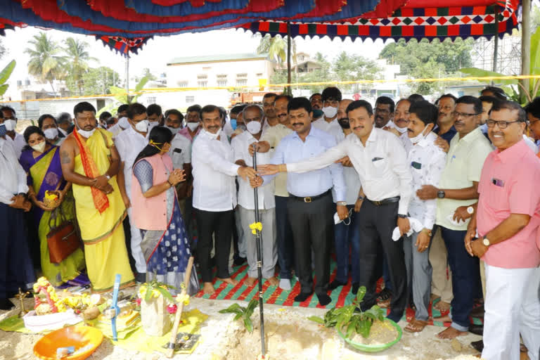 MP BY Raghavendra drive to build Employee Bhavan in Shivamogga