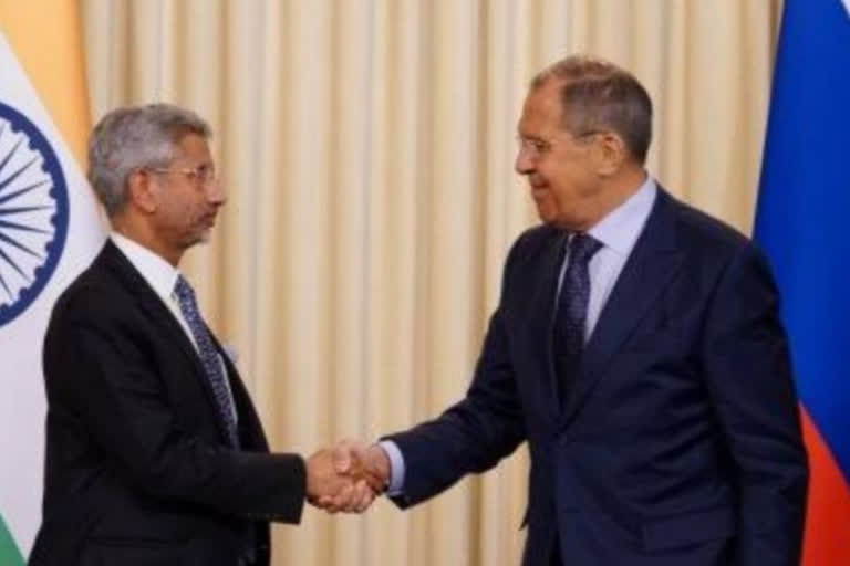 S Jaishankar and Sergey Lavrov