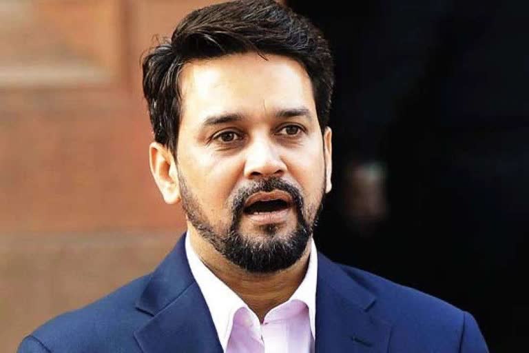 Anurag Thakur takes charge as sports minister