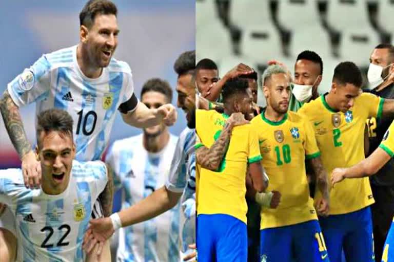 कोपा फाइनल  ब्राजील  अर्जेंटीना  copa final brazil and argentina  brazil  argentina  old rivalry  ब्राजील और अर्जेंटीना  कोपा अमेरिका फाइनल फुटबॉल