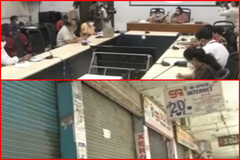 Notices have been issued to the shops owned by Binami's at vishaka