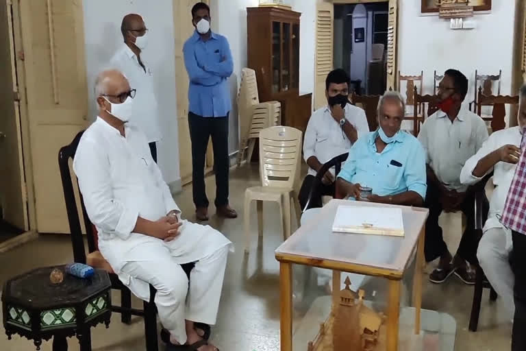 Ashok Gajapathi Raju meet CPI National Secretary K Narayana