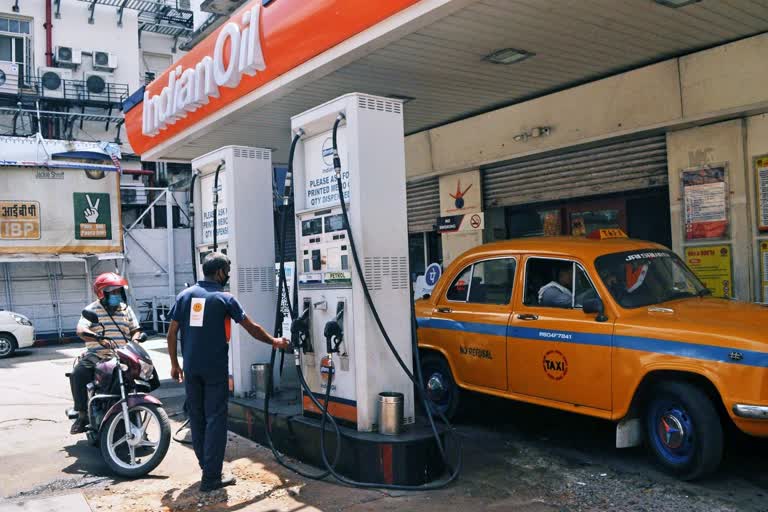 Petrol Diesel price rises in Kolkata