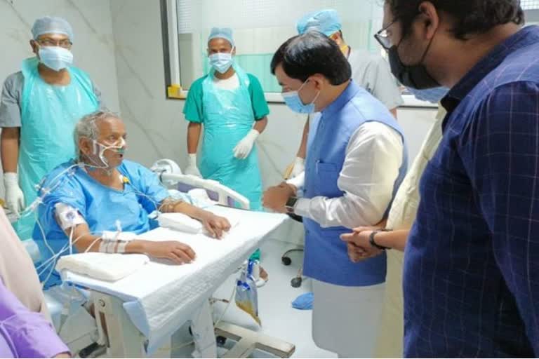 former up cm kalyan singhs health condition better says hospital