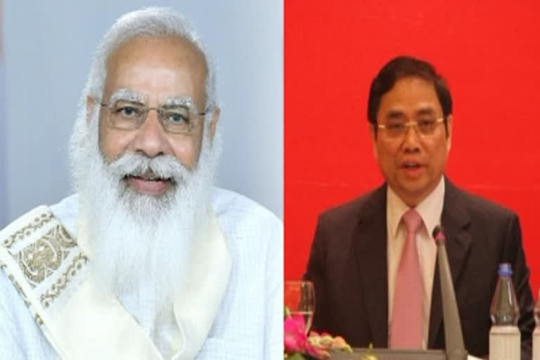 PM Modi spoke with his Vietnamese counterpart Pham Minh Chinh