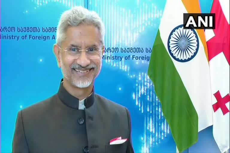 georgian visit  s Jaishankar  economic cooperation with Georgia  trade cooperation with Georgia  എസ് ജയശങ്കർ  ജോർജിയ