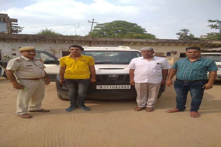 धौलपुर पुलिस, मुरैना जिला,  मुक्त कराई गाड़ी,  धौलपुर समाचार, Dholpur Police,  Morena District , set car free , Dholpur News