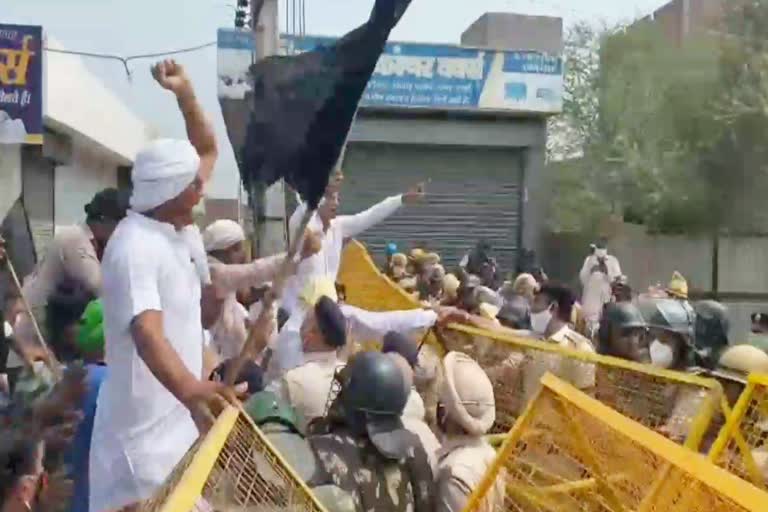 Farmer protest Fatehabad