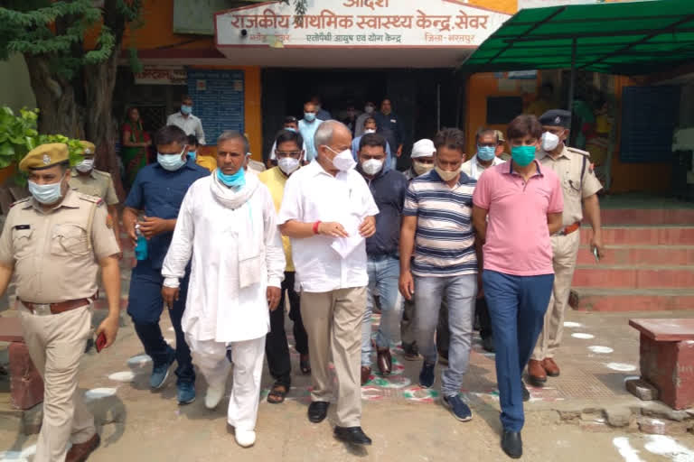 मंत्री सुभाष गर्ग पहुंचे RBM अस्पताल, Minister Subhash Garg reached RBM Hospital