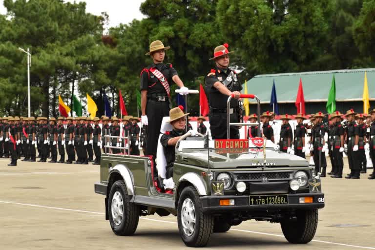 গোৰ্খা প্ৰশিক্ষণ কেন্দ্ৰত পাছিং আউট পেৰেড