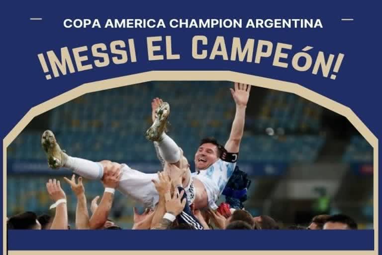 Messi's Argentina beats Brazil 1-0, wins Copa America title