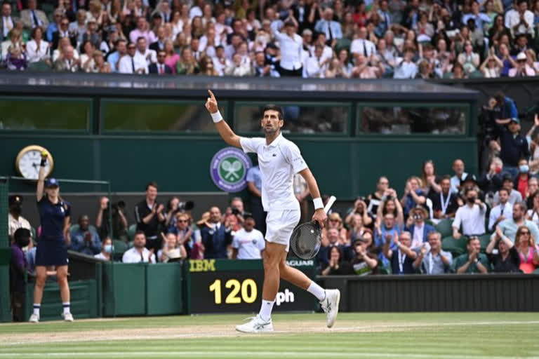 Wimbledon 2021:  novak djokovic wins Grand Slam title after beating Matteo Berrettini in final