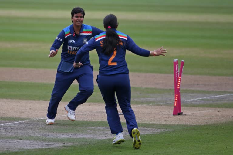 India Women beat england women by 8 runs