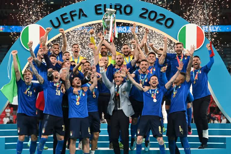 UEFA EURO 2020 Final  Italy win on penalties  പെനാൽട്ടി ഷൂട്ടൗട്ടിൽ ഇം​ഗ്ലണ്ടിനെ കീഴടക്കി  യൂറോ കപ്പ് ഇറ്റലിയ്ക്ക്  ജിയാന്‍ ലൂയി ഡോണറുമ്മ  Gian Louis Donnerumma  UEFA EURO 2020