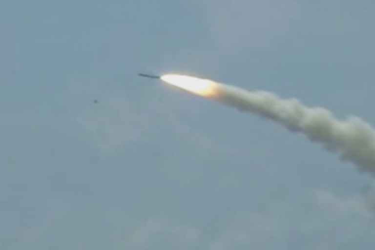 The supersonic cruise missile BrahMos was launched from the Chandipur Missile Test Center.