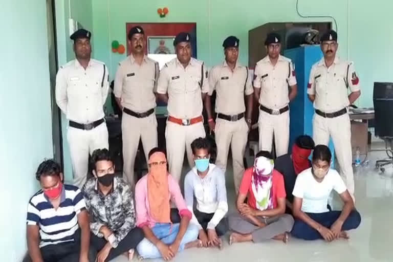 Seven accused arrested