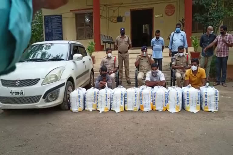 GANJA SEIZED, GANJA SEIZED at bhadrachalam