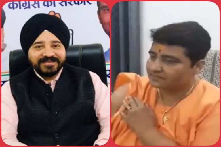 Narendra Saluja and Sadhvi Pragya