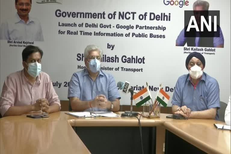 Delhi govt  Google join hand to provide real-time bus tracking  ബസുകളുടെ ട്രാക്കിങ്‌  ഗൂഗിളുമായി ചേർന്ന്‌ ഡൽഹി സർക്കാർ  ഡൽഹി സർക്കാർ  Google join hand to provide real-time bus tracking  bus-tracking-service