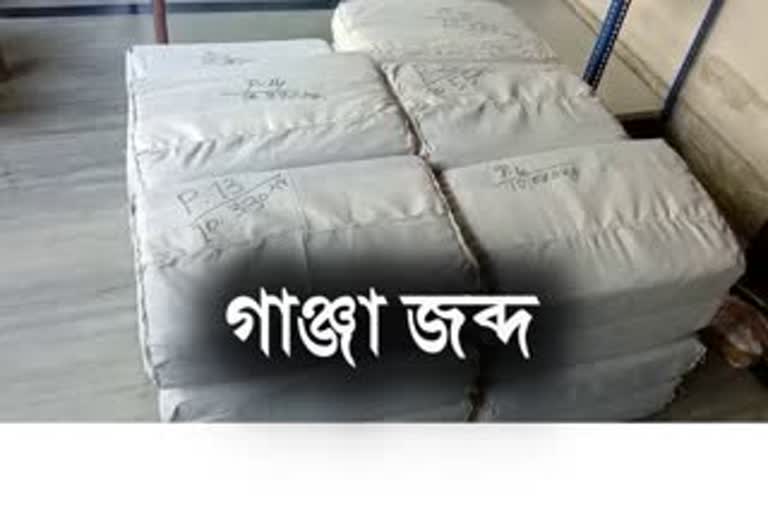 tripura suraibari police seized ganja seized