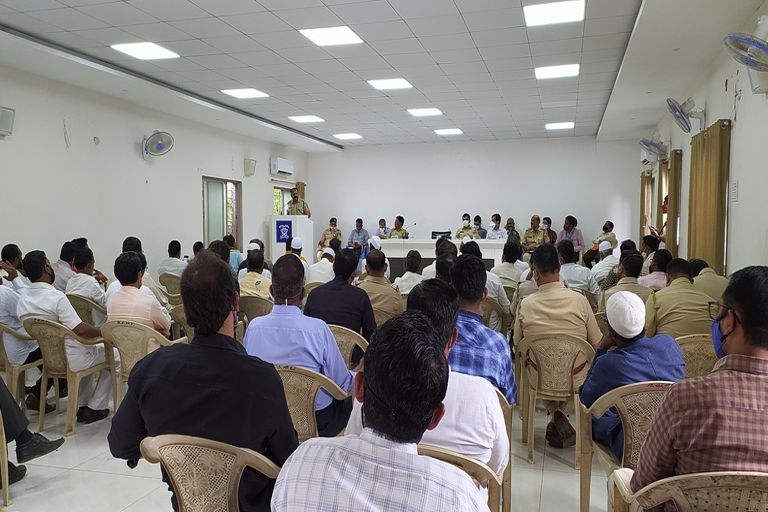 meeting held about eid ul adha in police control room malegaon