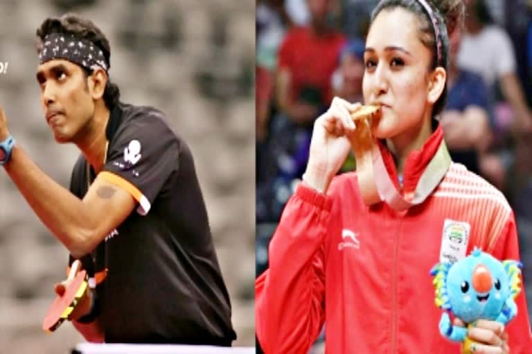 olympic countdown  मनिका बत्रा  शरत कमल  Manika Batra  Sharath Kamal  Mixed double TT  Sports News In hindi