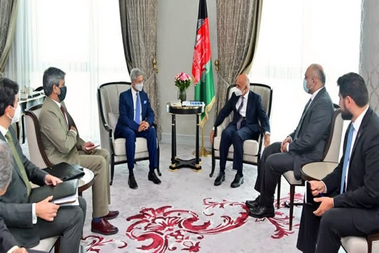 Jaishankar discusses Afghanistan situation with Ashraf Ghani