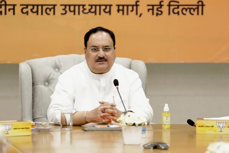 Nadda to chair UP BJP Working Committee meeting today  bjp to prepare road map for UP assembly elections  ജെ.പി നദ്ദ  jp Nadda  UP BJP Working Committee meeting  ഉത്തർപ്രദേശ് നിയമസഭ തെരഞ്ഞെടുപ്പ്  ബി.ജെ.പി ദേശീയ അധ്യക്ഷന്‍ ജെ.പി നദ്ദ  യു.പി വാര്‍ത്ത  uttarpradesh news  up news