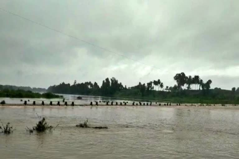 yadur-kallol bridge completely submerged