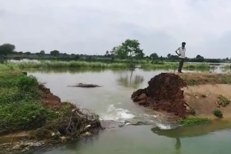 eruption in canal in jabalpur