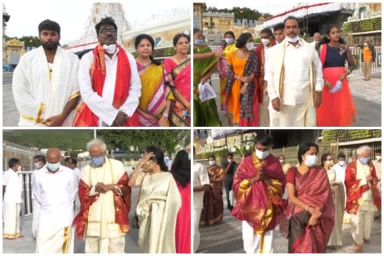 vips visits tirumala