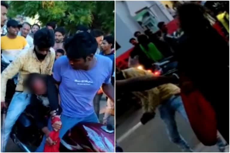 Viral video of Baba beating