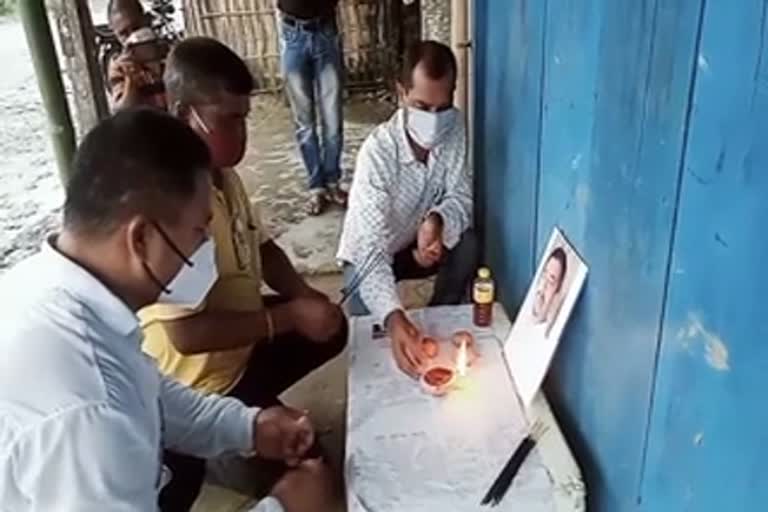 Co-worker pays tribute to journalist Gobin Das At Moran, Dibrugarh District