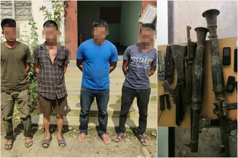 Zeliangrong United Front Kamson  Zeliangrong United Front  militancy in northeast  manipur news  നിരോധിത സംഘടനയുടെ പ്രവർത്തകർ അറസ്റ്റിൽ  സെലിയാങ്‌റോംഗ് യുണൈറ്റഡ് ഫ്രണ്ട് കാംസൺ  നോർത്ത് ഈസ്റ്റ് ഭീകരവാദം  മണിപ്പൂർ ഭീകരവാദ സംഘടന