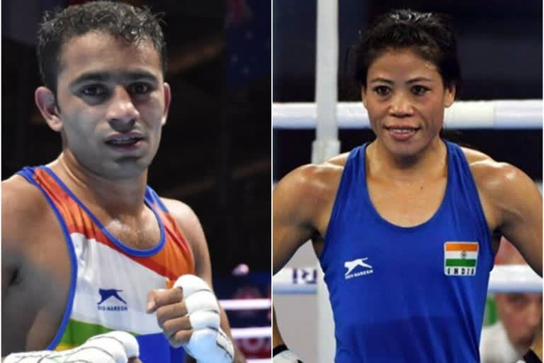 Amit Panghal, Mary Kom