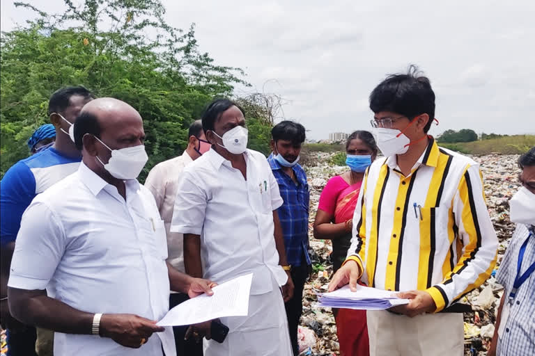 ministet supramaniyan inspection porur lake