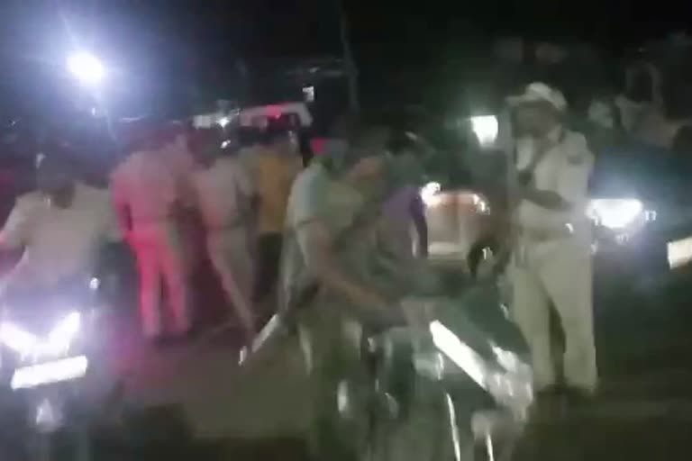 clash with police