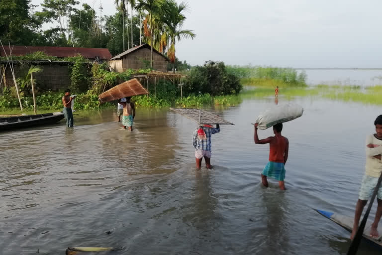 river erosion giving togh time to people of kalgasia before eid