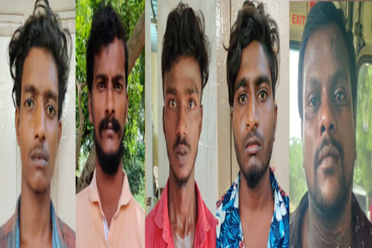 ganja-delear-murdered-five-arrested-in Kanchipuram
