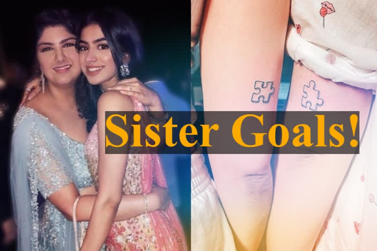 anshula kapoor khushi kapoor matching tattoos